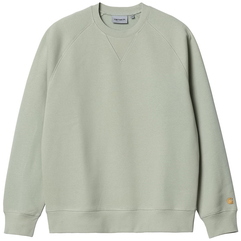 Carhartt WIP Chase Crewneck Sweater Agave/Gold