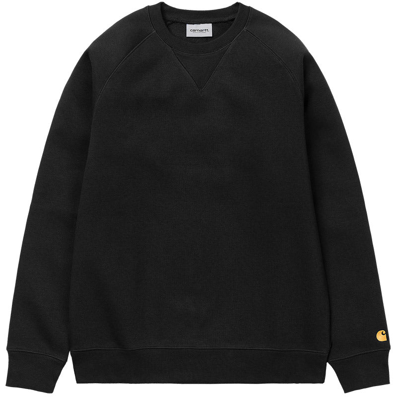 Carhartt WIP Chase Crewneck Sweater Black/Gold