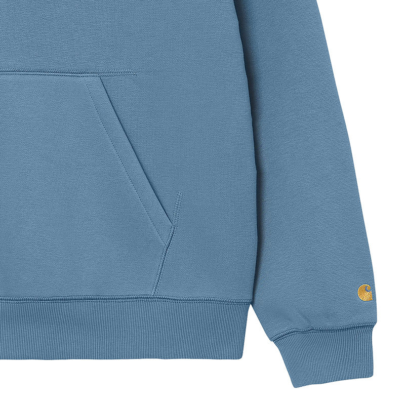 Carhartt WIP Chase Hoodie Icy Water/Gold