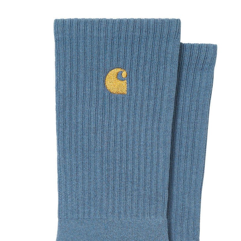 Carhartt WIP Chase Socks Icy Water/Gold