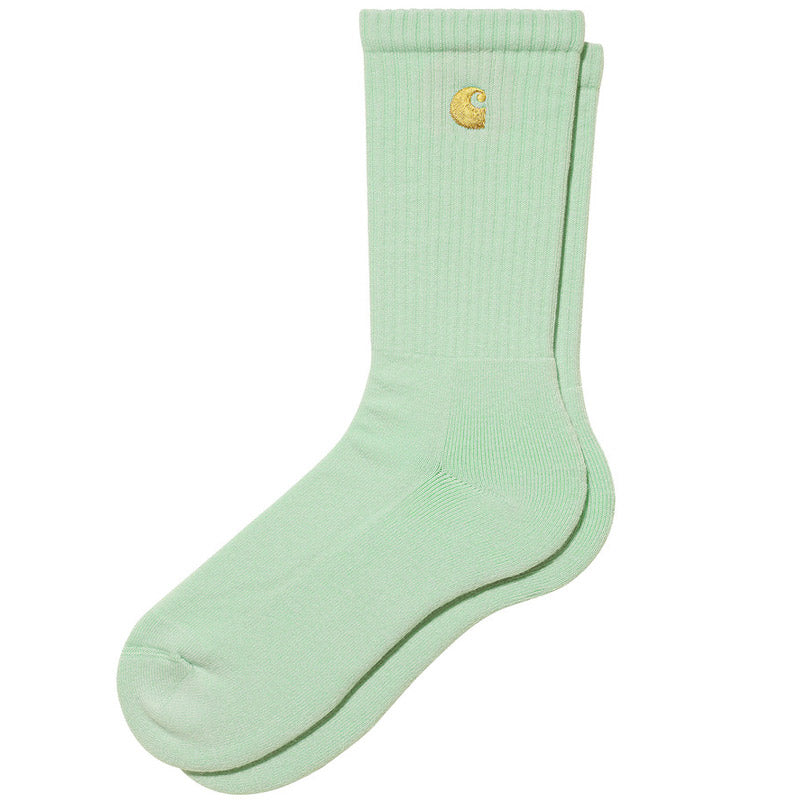 Carhartt WIP Chase Socks Pale Spearmint/Gold