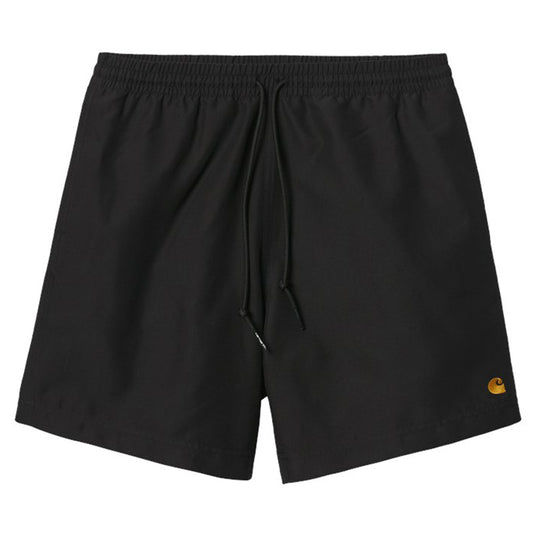 Carhartt WIP Chase Swim Trunks Black/Gold