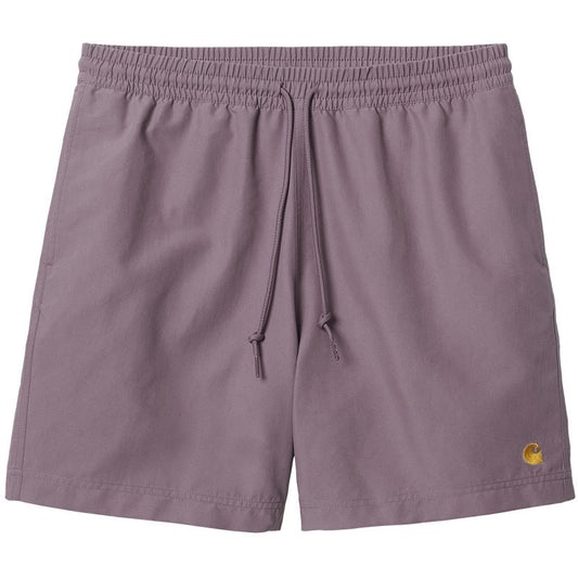 Carhartt WIP Chase Swim Trunks Misty Thistle/Gold