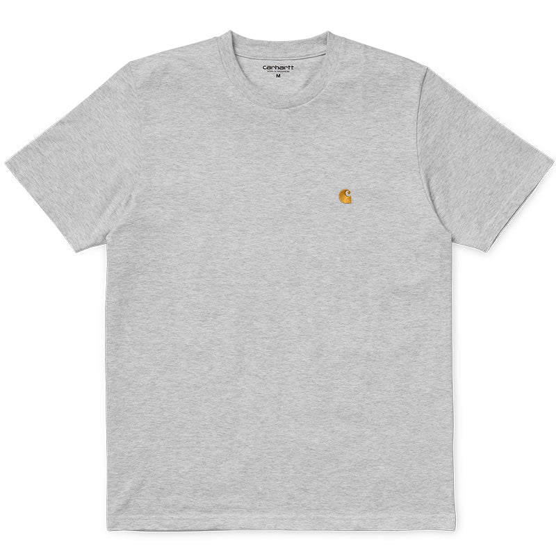 Carhartt WIP Chase T-Shirt Ash Heather/Gold