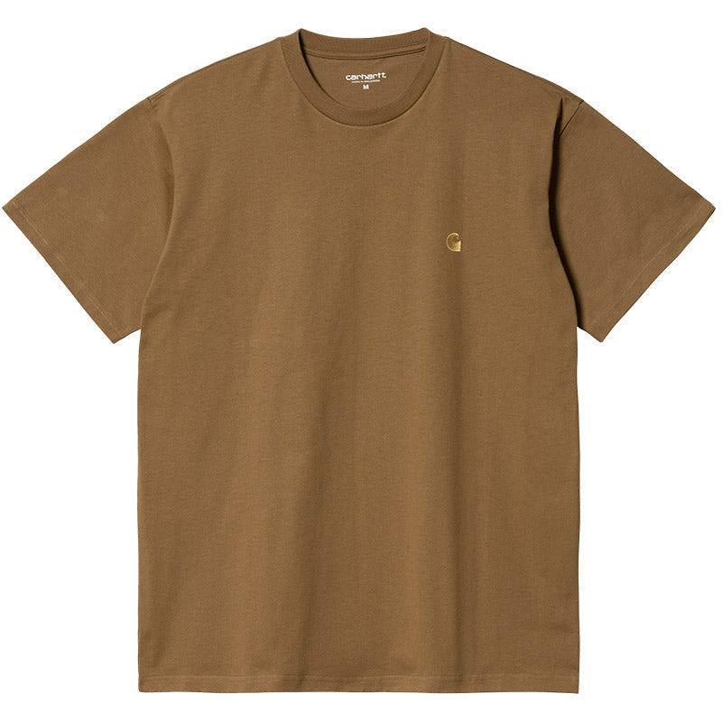 Carhartt WIP Chase T-Shirt Hamilton Brown/Gold