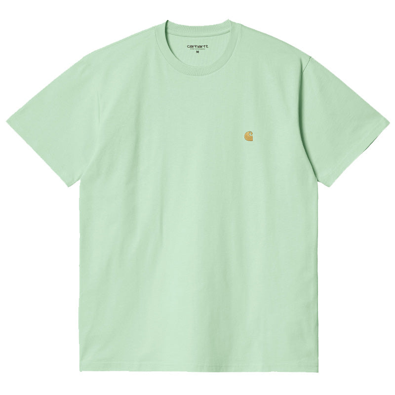 Carhartt WIP Chase T-Shirt Pale Spearmint/Gold