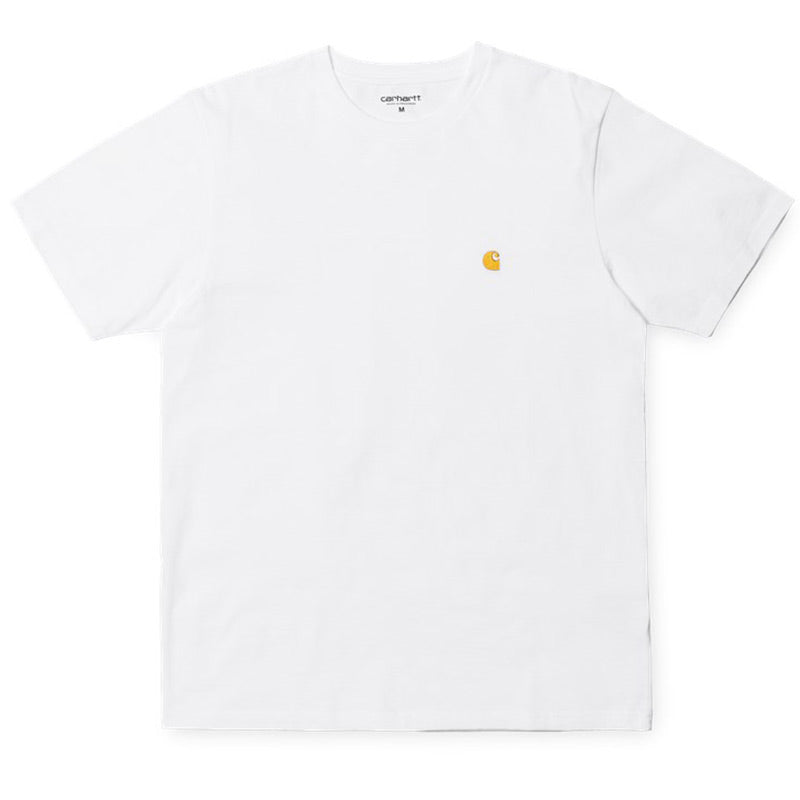 Carhartt WIP Chase T-Shirt White/Gold