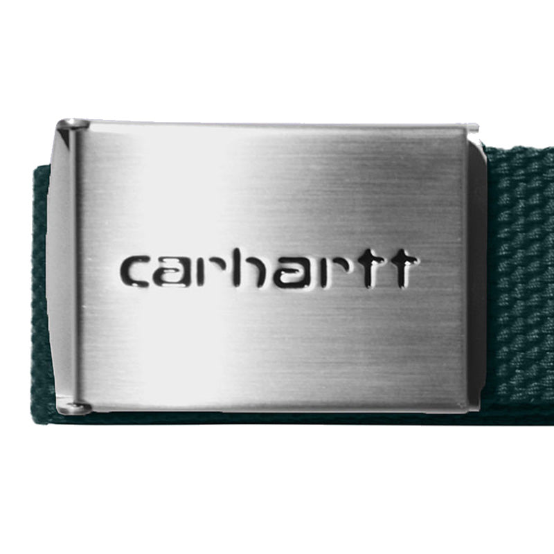 Carhartt WIP Clip Belt Chrome Botanic