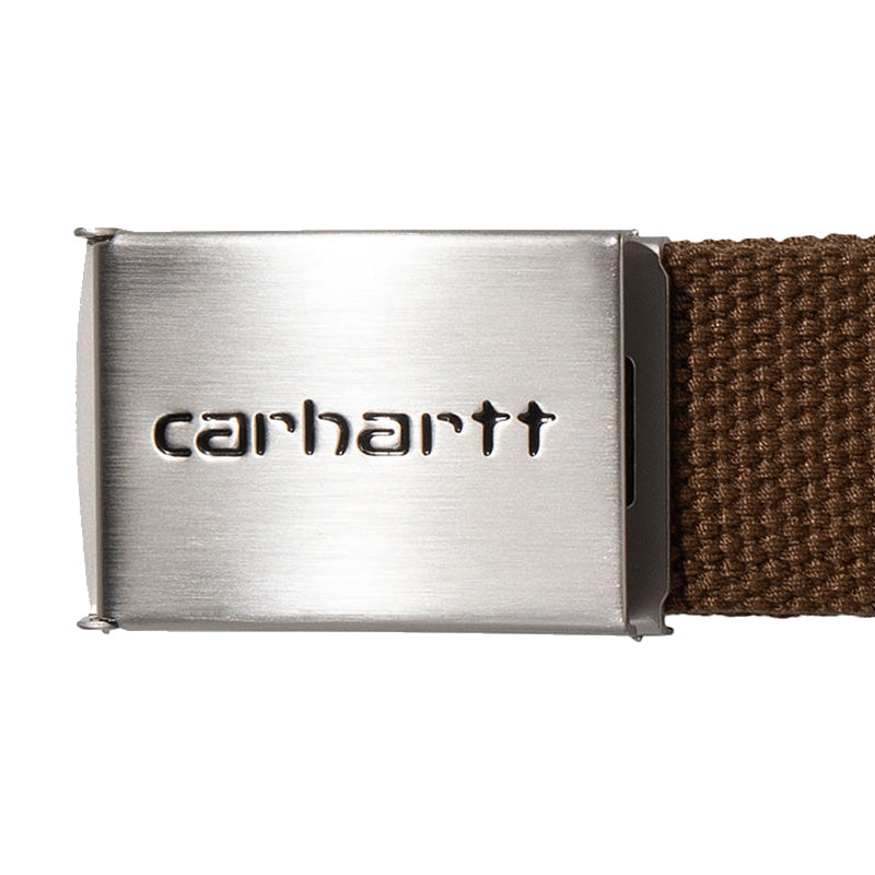Carhartt WIP Clip Chrome Belt Tamarind