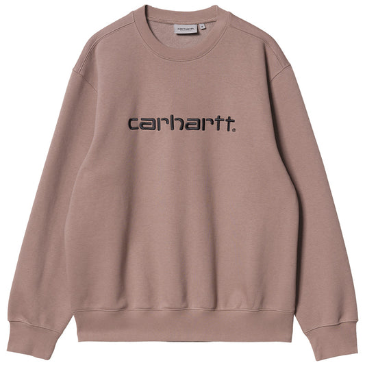 Carhartt WIP Crewneck Sweater Earthy Pink/Black