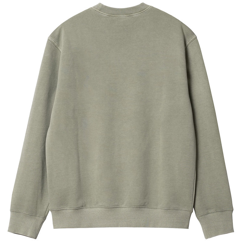 Carhartt WIP Duster Crewneck Sweater Yucca Garment Dyed