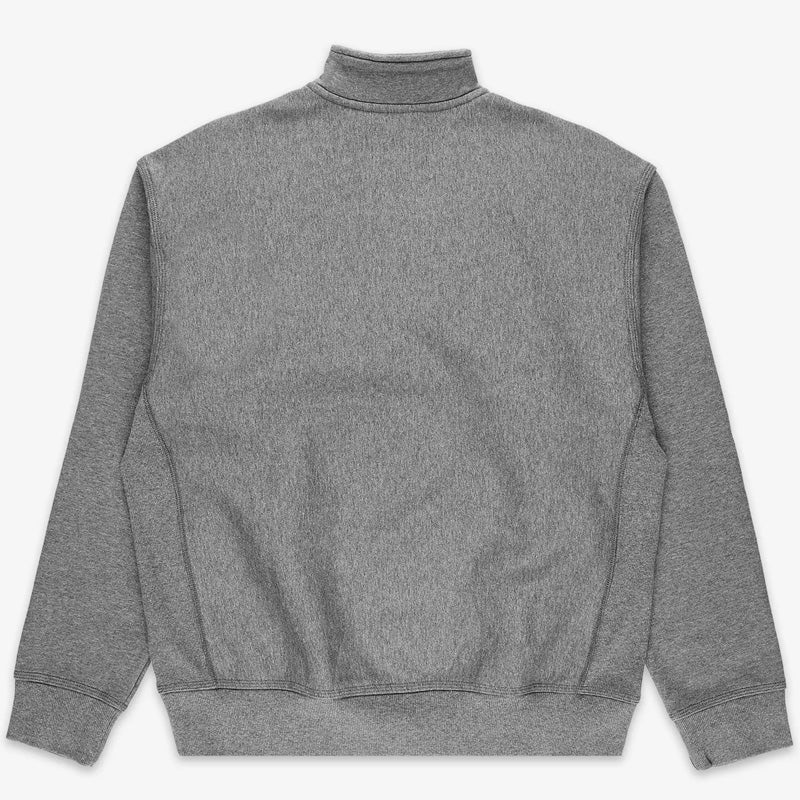 Carhartt WIP  American Script Zip Sweater Dark Grey Heather
