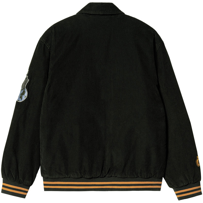 Carhartt WIP Letterman Jacket Dark Cedar/Ochre
