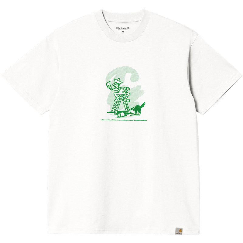 Carhartt WIP Lucky Painter T-Shirt White/Bonsai
