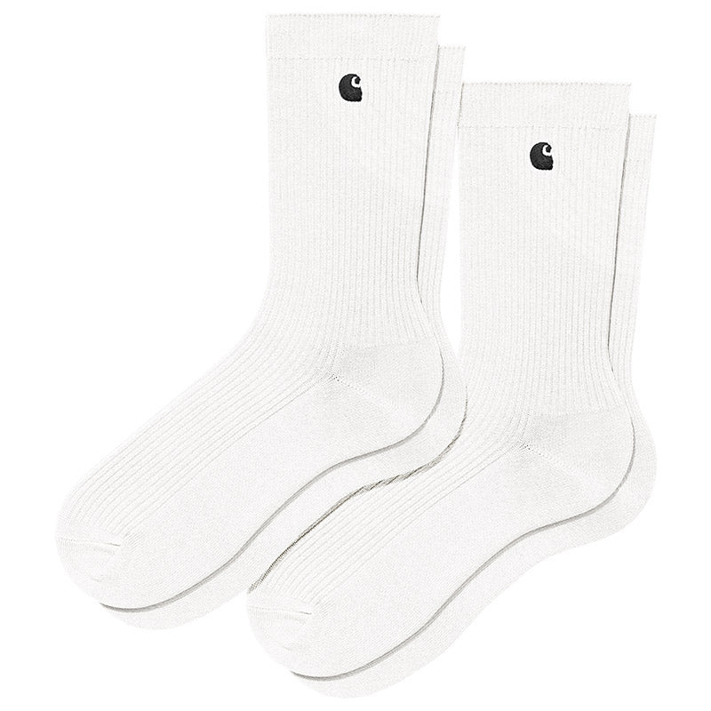Carhartt WIP Madison Pack Socks White/Black + White/Black