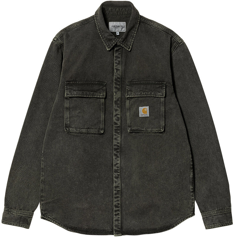 Carhartt WIP Monterey Shirt Jacket Dark Cedar Worn Washed
