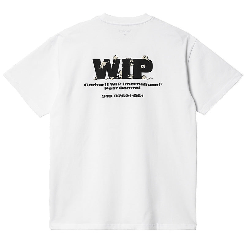 Carhartt WIP Pest Control T-Shirt White