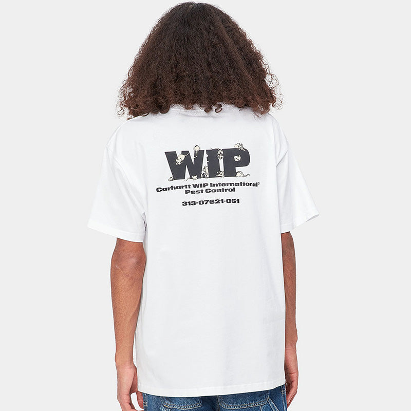 Carhartt WIP Pest Control T-Shirt White