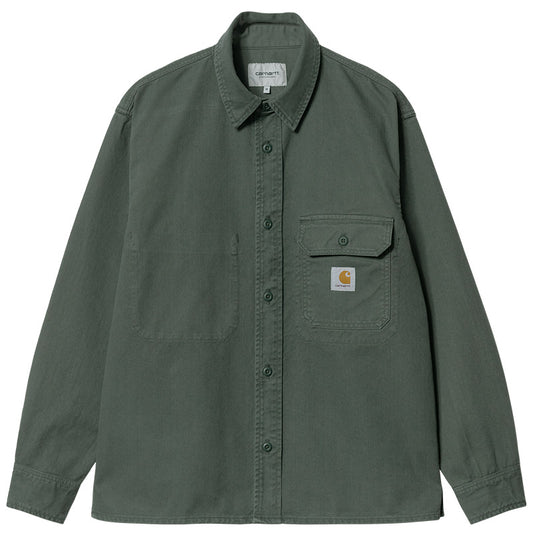 Carhartt WIP Reno Shirt Jacket Hemlock Green Garment Dyed