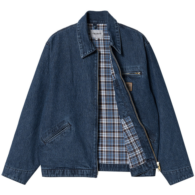 Carhartt WIP Rider Jacket Blue Stone Washed – Sparky Online Store