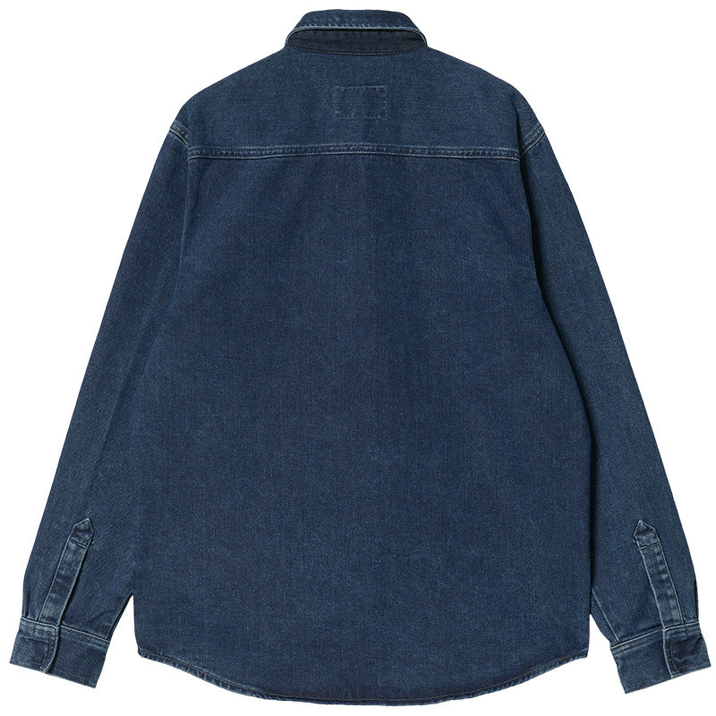 Carhartt WIP Salinac Shirt Jacket Blue Stone Washed