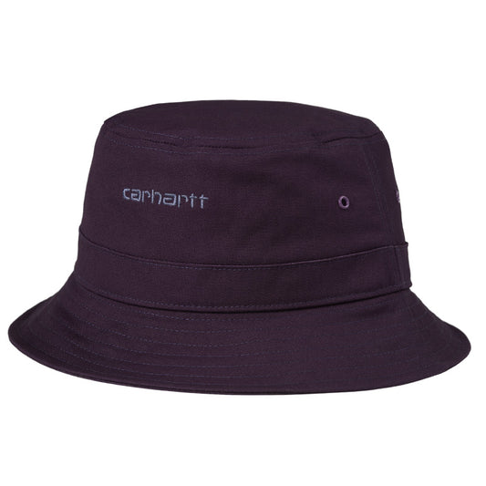 Carhartt WIP Script Bucket Hat Dark Iris/Cold Viola