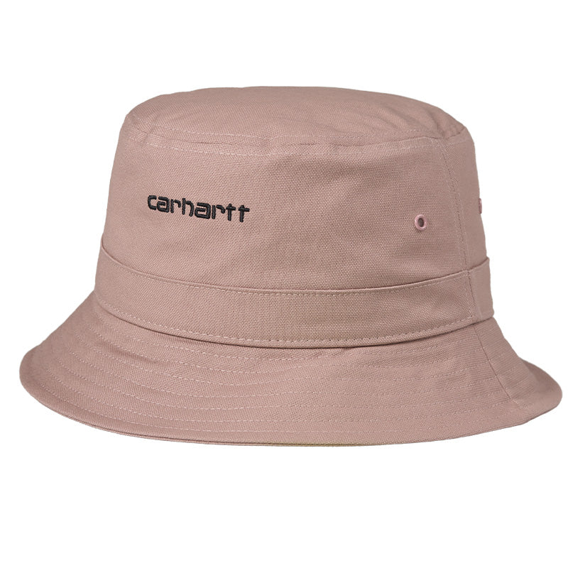 Carhartt WIP Script Bucket Hat Earthy Pink/Black