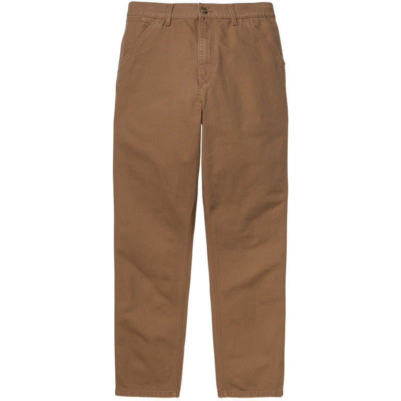 Carhartt WIP Single Knee Pants Hamilton Brown Rinsed