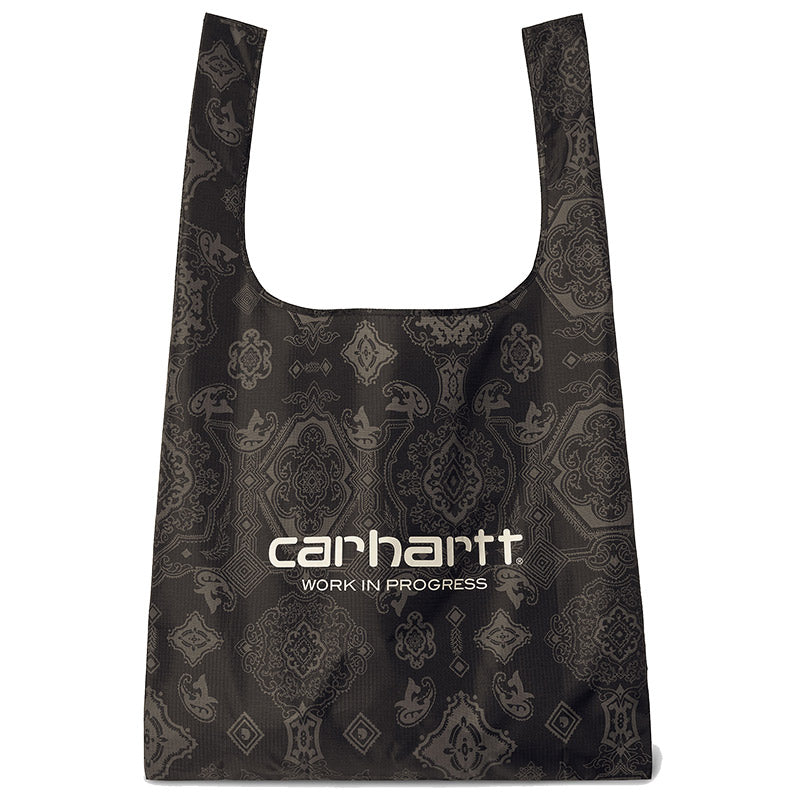 Carhartt WIP Verse Shopping Bag Verse Print, Black/Wax