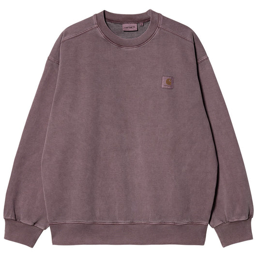 Carhartt WIP Vista Crewneck Sweater Dark Plum