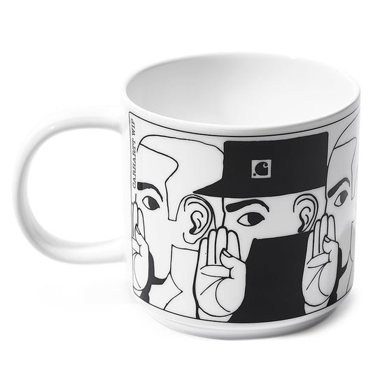 Carhartt WIP Whisper Mug White/Black