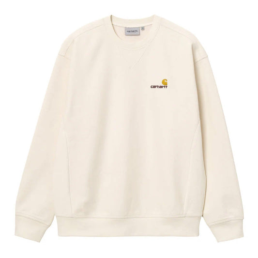 Carhartt WIP American Script Crewneck Sweater Natural