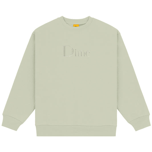 Dime Classic Logo Crewneck Sweater Clay