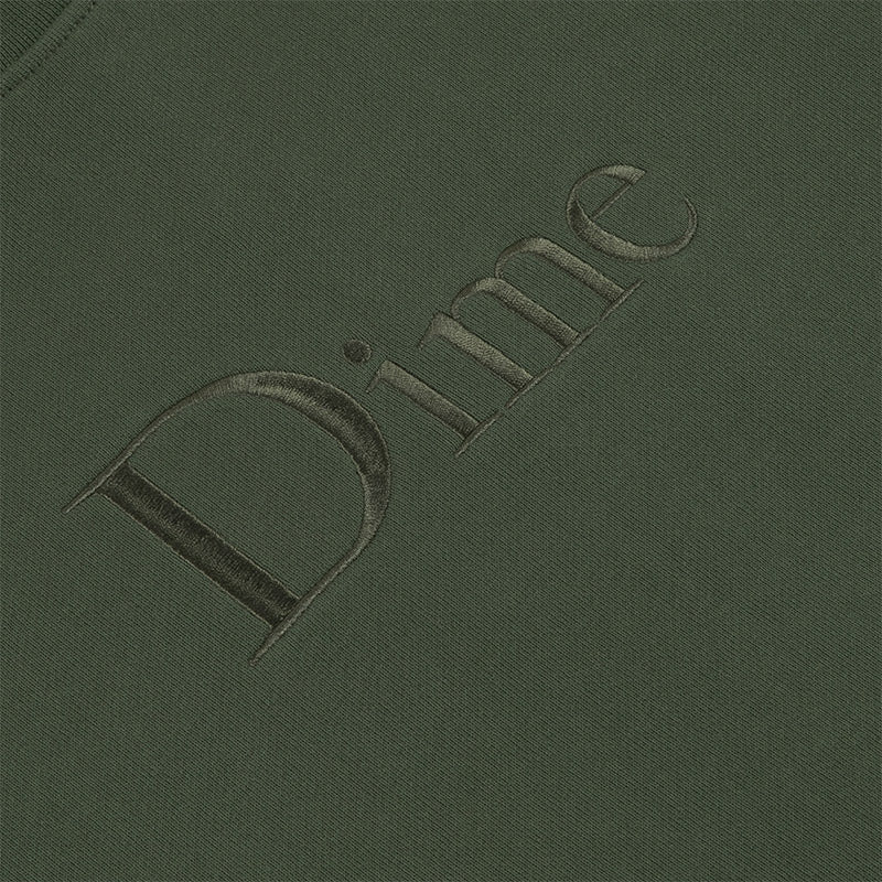 Dime Classic Logo Crewneck Sweater Thyme