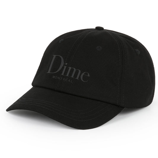 Dime Classic Silicone Logo Cap Black