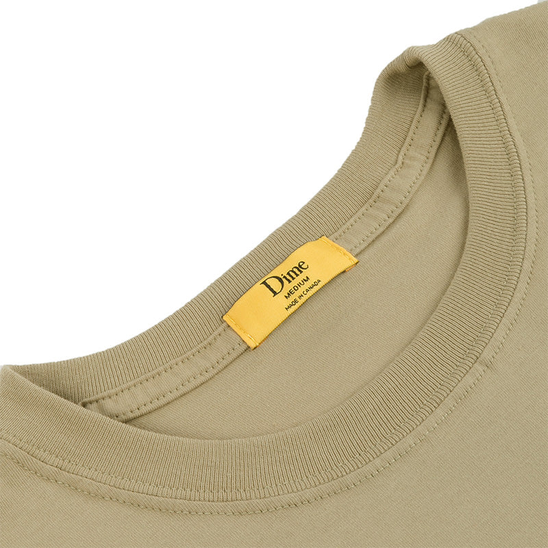 Dime Classic Small Logo T-Shirt Taupe