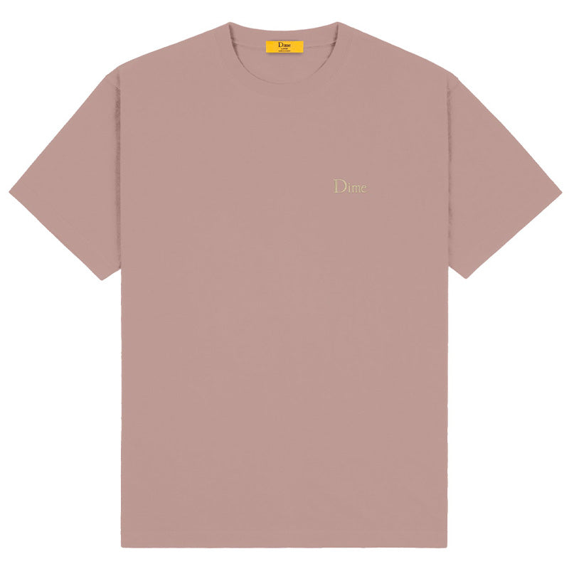 Dime Classic Small Logo T-Shirt Twilight Mauve
