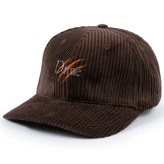 Dime Dino Corduroy Cap Dark Brown