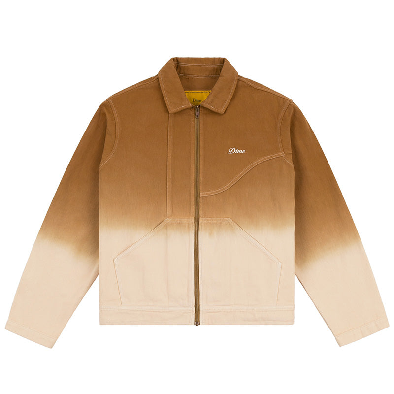 Dime Dipped Twill Jacket Coffee