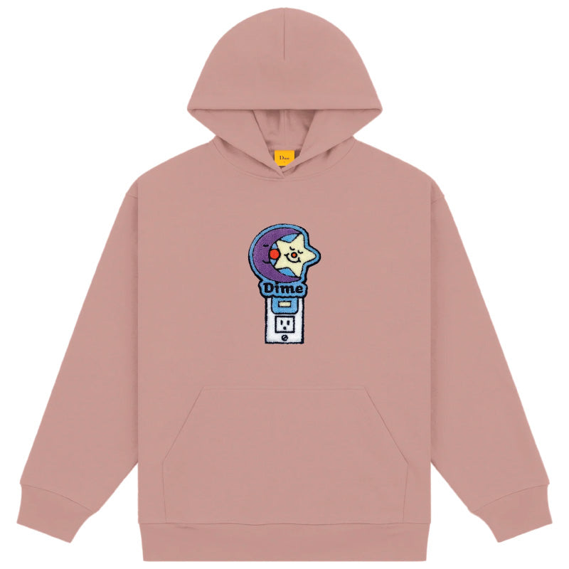 Dime Nightlight Chenille Hoodie Twilight Mauve