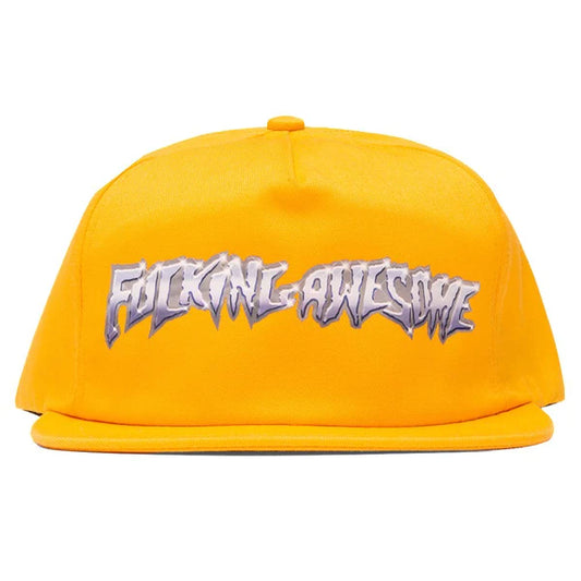 Fucking Awesome Chrome 5panel Cap Gold