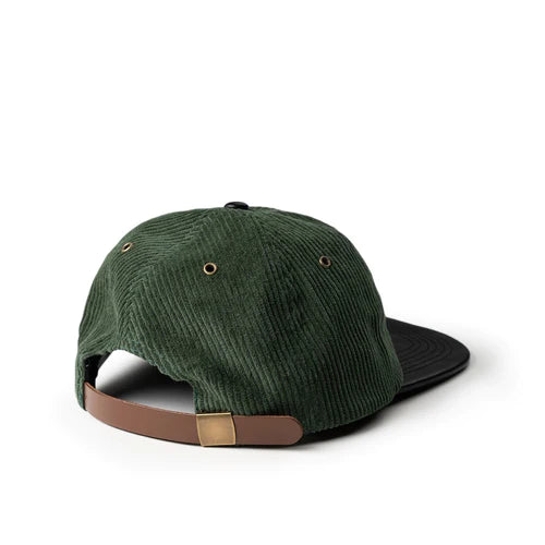 Fucking Awesome Drip Corduroy Strapback Cap  Forest Green