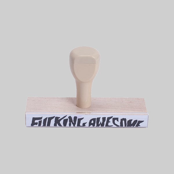 Fucking Awesome Fucking Awesome Stamp Wood Hand Mount Stamp