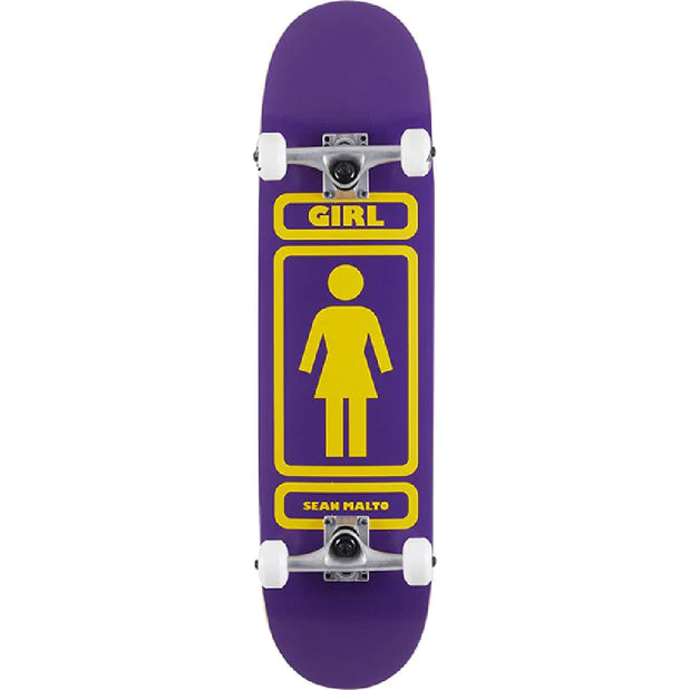 Girl Malto 93 Til complete skateboard Purple/Yellow 8.125