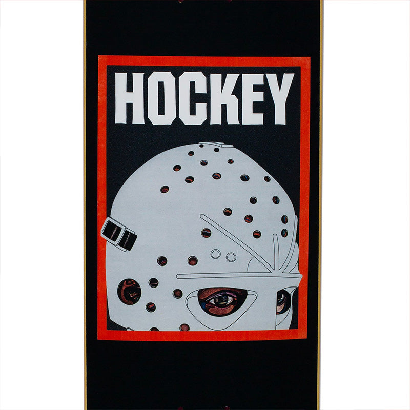 Hockey Half Mask Skateboard Deck Red  8.38