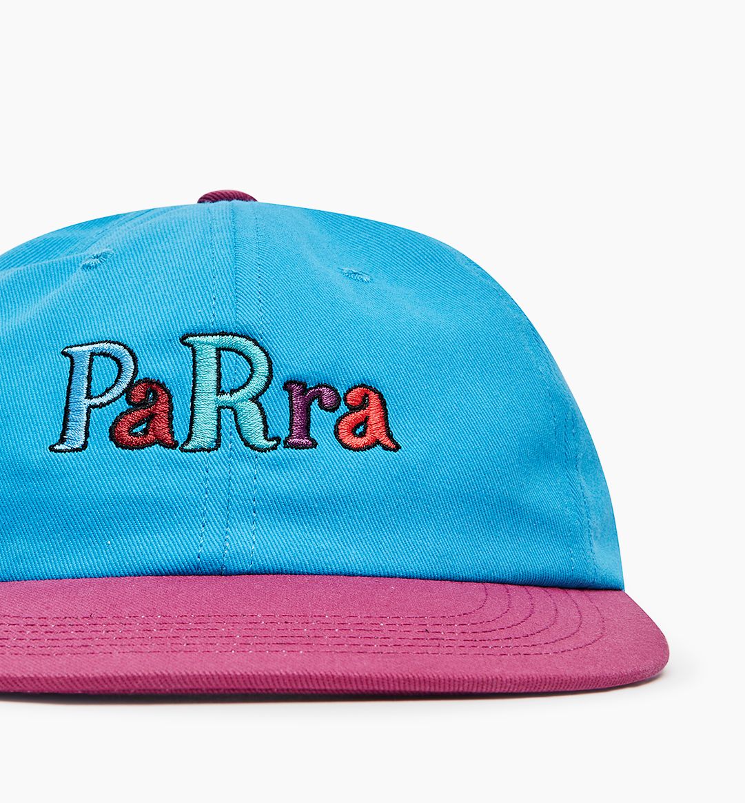 By Parra Serif Logo 6 Panel Hat