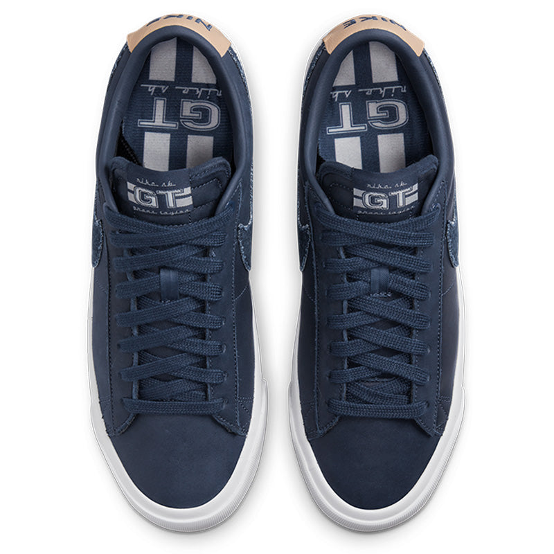 Nike SB Blazer Low Pro Gt Premium Midnight Navy/Midnight Navy/White