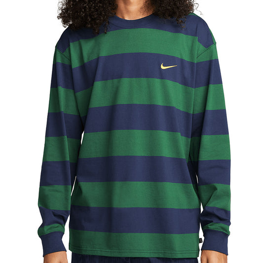 Nike SB Stripe Longsleeve T-Shirt Midnight Navy/Gorge Green