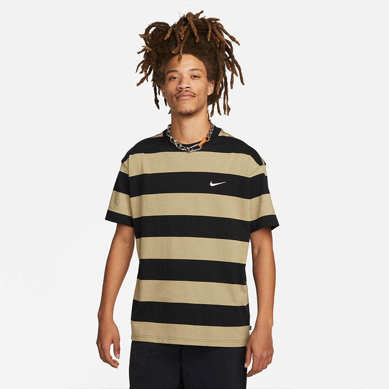 Nike SB Stripe T-Shirt Neutral Olive/Black/White