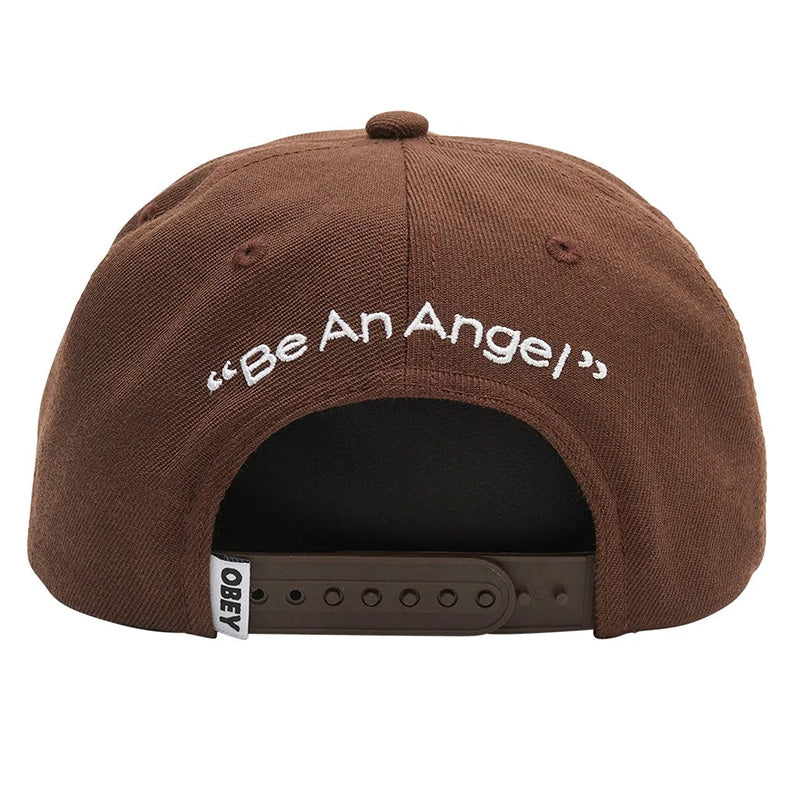 Obey Angel 6 Panel Cap Sepia